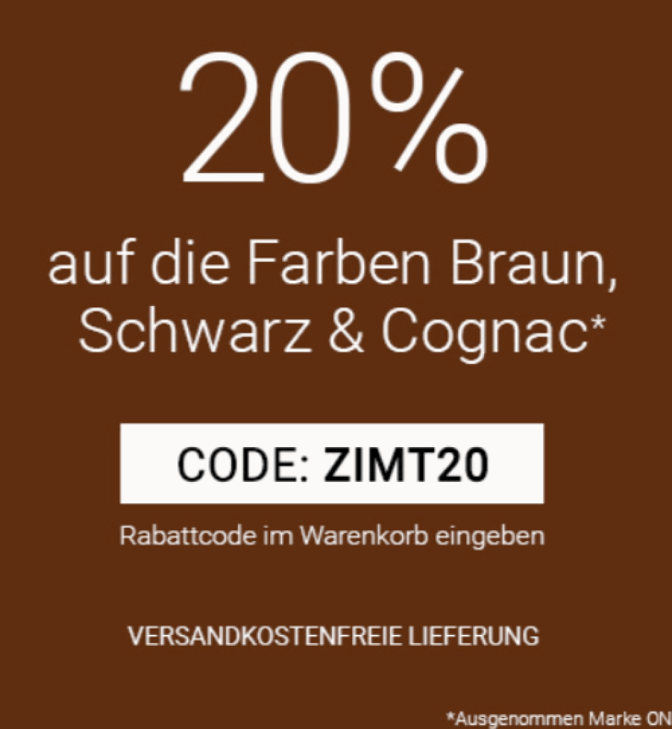 Gebrueder Goetz 20 Rabatt Auf Artikel In Den Trendfarben Braun Cognac Und Schwarz