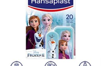 Hansaplast Kids FROZEN 2 Kinderpflaster 20 Strips Wundpflaster mit Disney Motiven zum Aufmuntern schmerzlos zu entfernendes Pflaster Set Amazon de Drogerie Koerperpflege