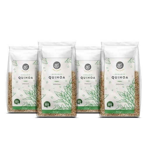 Happy Belly Select Bio Quinoa 4er Pack (4 x 500g) ab 10,08 € inkl. Prime-Versand