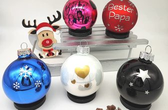 JP Handmade personalisiert Weihnachtsbaumkugel mit Namen e1636873824666