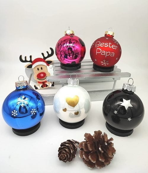 [Exklusiv] JP Handmade personalisiert Weihnachtsbaumkugel mit Namen für 5,60 € zzgl. 5,00 € Versand