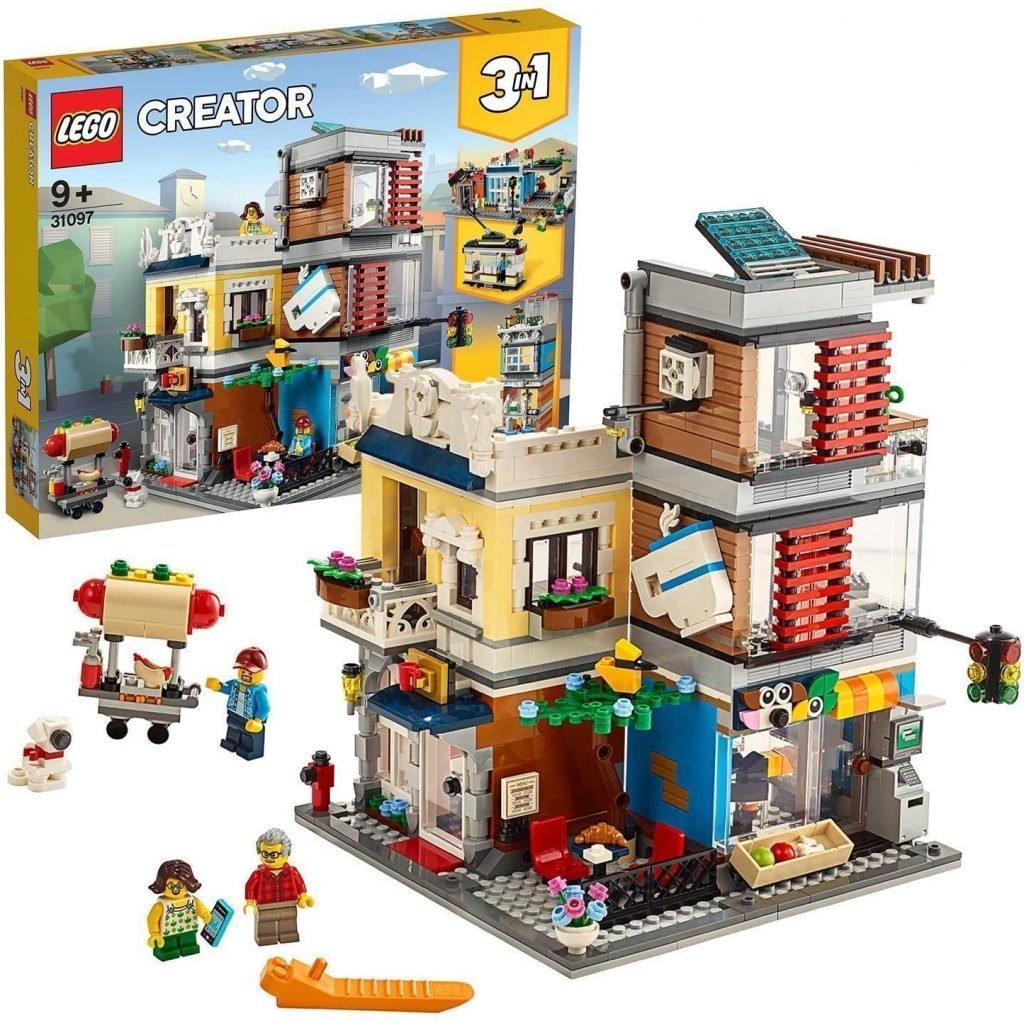 Lego 31097 Creator 3In1 Stadthaus Mit Zoohandlung &Amp; Café
