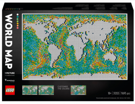 LEGO Art 31203 Weltkarte e1636274181516