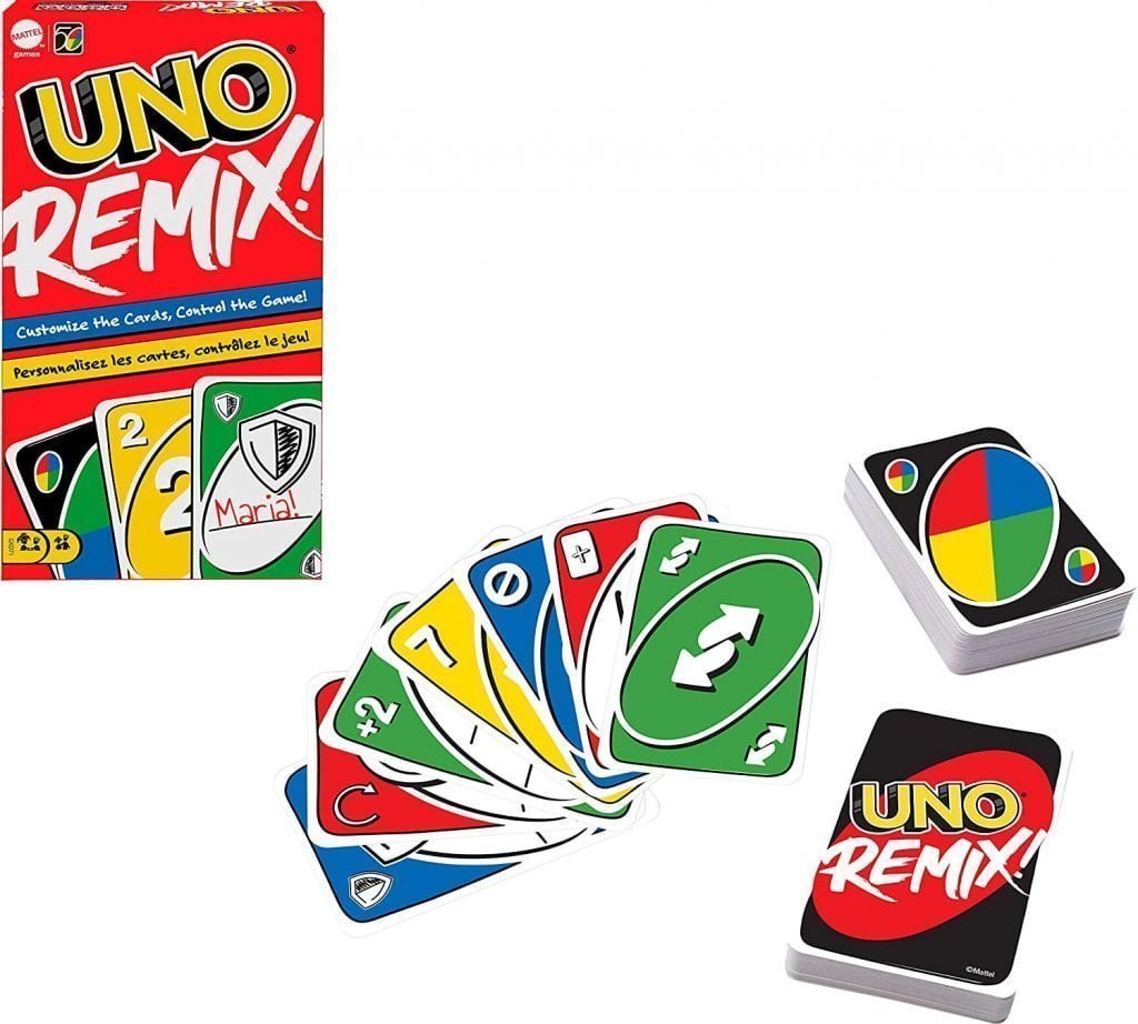 Mattel Games Gxd71 - Uno Remix Individuell Gestaltbares Kartenspiel