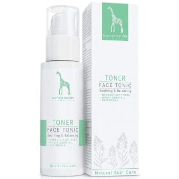 Mother Nature Cosmetics Face Tonic mit Bio Aloe Vera Weizenkeimoel und Calendula e1637094865294