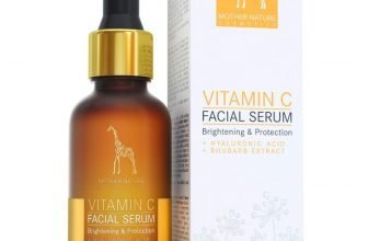 Mother Nature Cosmetics Vitamin C Serum Anti Aging Formel mit Hyaluronsaeure und Rhabarberextrakt e1637261442354