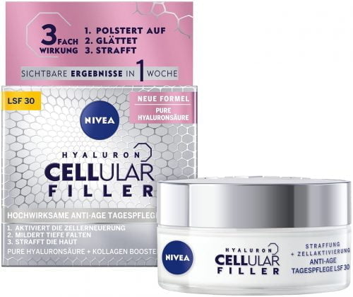 NIVEA Hyaluron Cellular Filler Anti-Age Tagespflege ab 8,09 € inkl. Prime-Versand