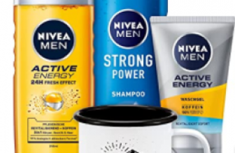 NIVEA MEN Go Wild Active Set Geschenkset mit energiespendenden Pflegeprodukten erfrischendes Pflegeset mit Shampoo Duschgel und rustikalem Becher Amazon de Beauty