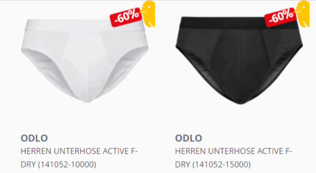 ODLO 141052 – Active F Dry Light Funktionsunterwaesche