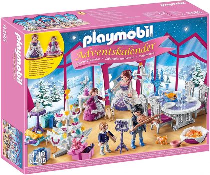 PLAYMOBIL Adventskalender 2021 9485 Weihnachtsball im Kristallsaal e1637314961629