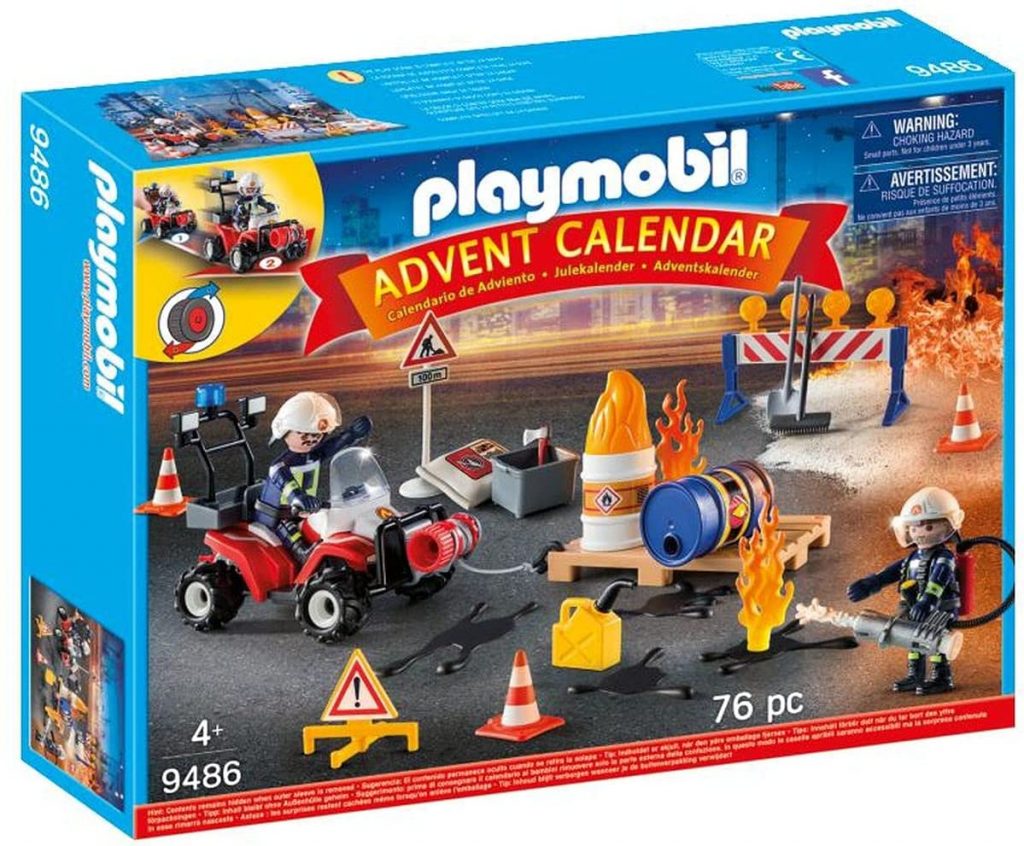 Playmobil Adventskalender 2021 - 9486 Feuerwehreinsatz Auf Der Baustelle