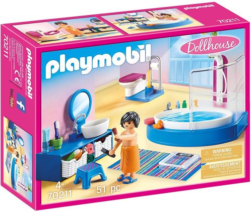 PLAYMOBIL Dollhouse 70211 Badezimmer für 8,53 € inkl. Prime-Versand