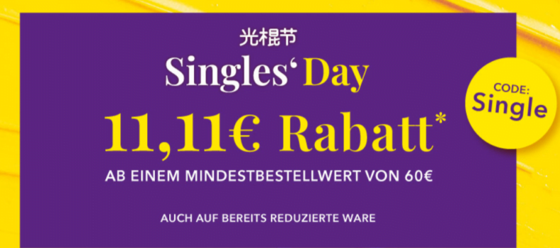 Parfümerie Pieper Singles' Day