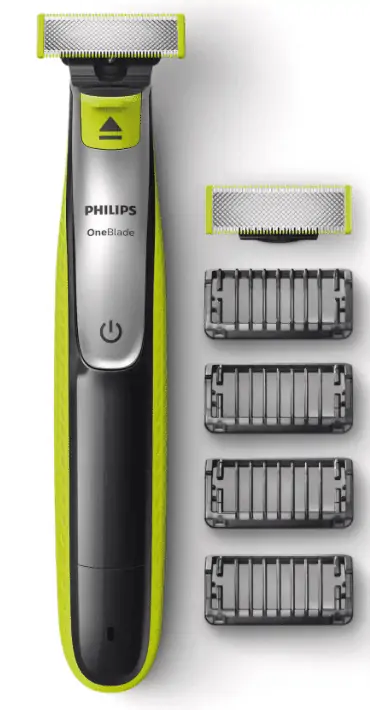 Philips OneBlade mit einzigartiger OneBlade-Technologie inkl. 2 Klingen und 4 Trimm-Aufsätzen (Modell QP2530/30) für 36,99 € inkl. Versand (statt 47,99 €)