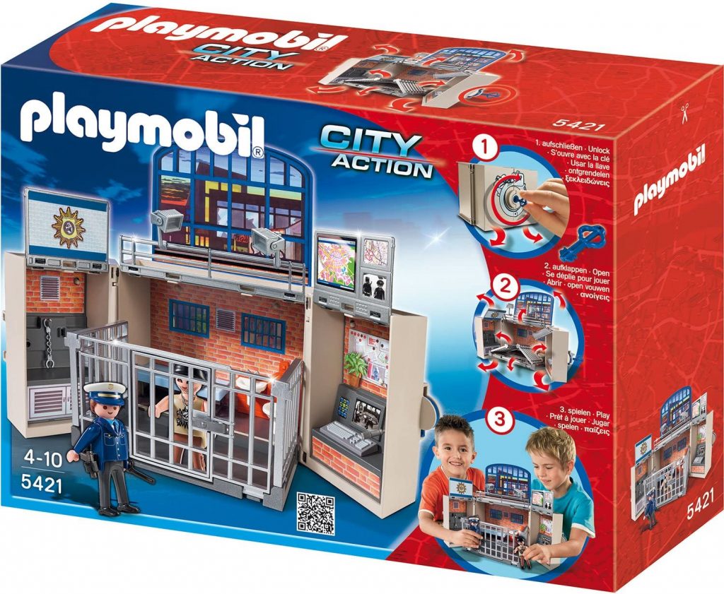 Playmobil City Action Aufklapp-Spiel-Box Polizeistation 5421