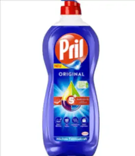 5 mal – Pril 5 Plus Original, Handgeschirrspülmittel, 5x 675 ml ab 3,93 € (Prime)