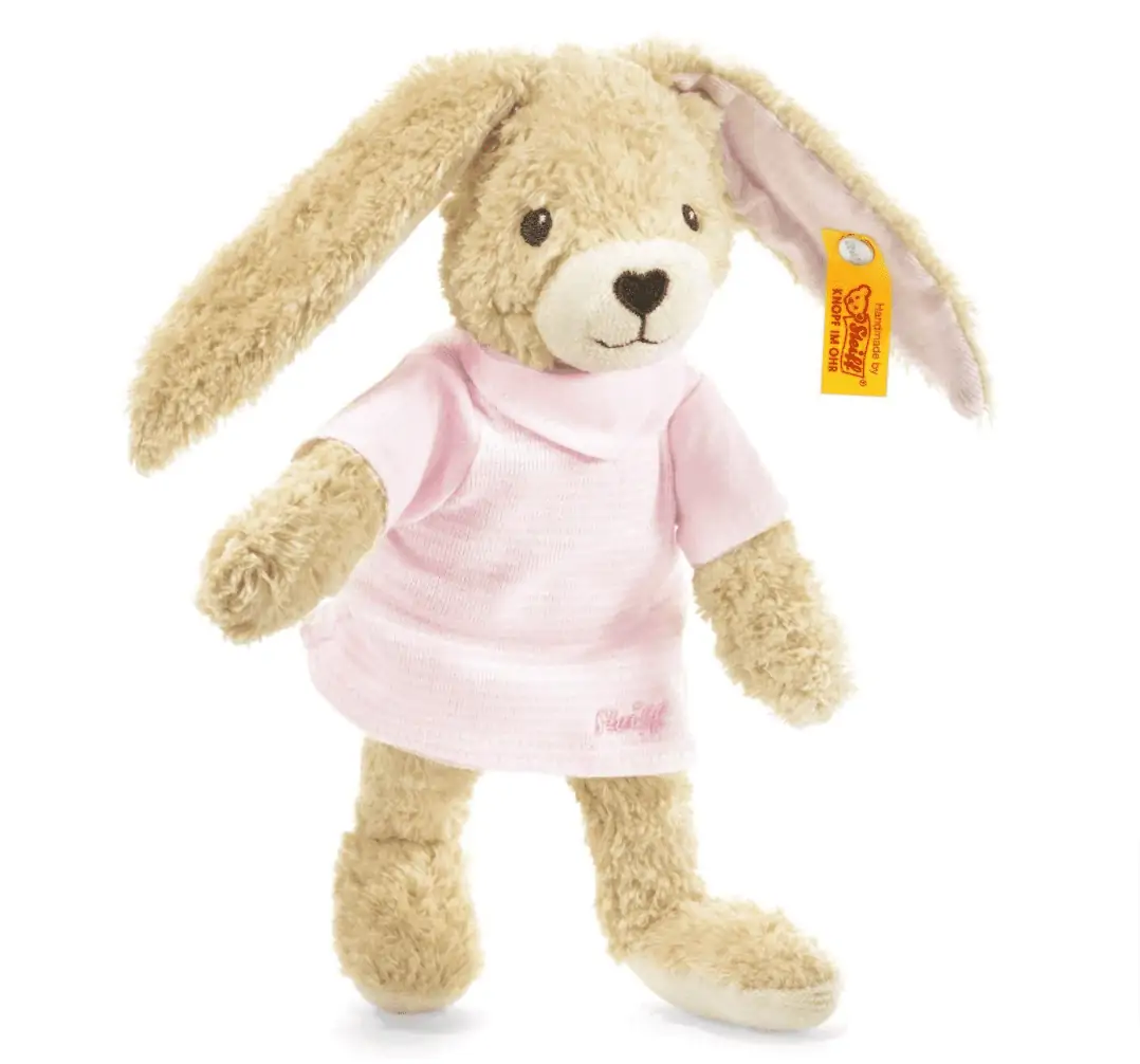 Steiff 237577 Hoppel 20 rosa Hase für 21,99 € inkl. Prime-Versand (statt 30,24 €)