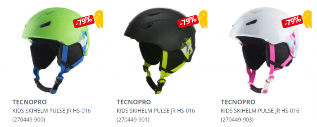 Tecnopro Kinder Skihelm Pulse Jr Hs 016