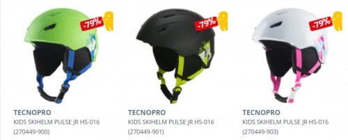 TECNOPRO Kinder Skihelm Pulse JR HS-016 (3 Farben, Gr. XXS bis XS) für je 18,16 € inkl. Versand