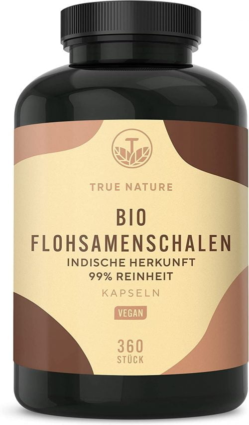 TRUE NATURE Bio Flohsamenschalen für 18,90 € inkl. Prime-Versand