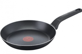 Tefal B55504 Easy Cook Clean Bratpfanne 24 cm Antihaftversiegelung Thermo Signal stabiler Boden einfache Reinigung tiefe Form Schwarz Amazon de Kueche Haushalt Wohnen