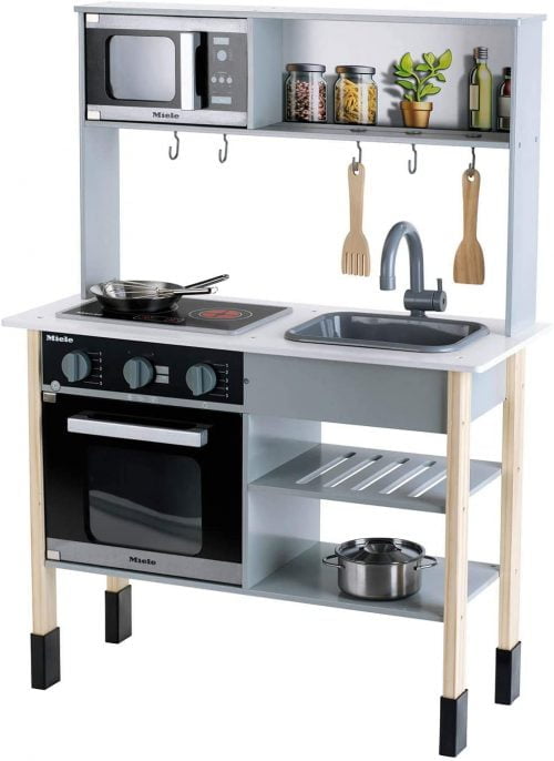 Theo Klein 7199 Miele Küche I Weiße Holzküche inkl. Kochfeld mit Sound- und Licht für 44,03 € inkl. Prime-Versand (statt 68,89 €)