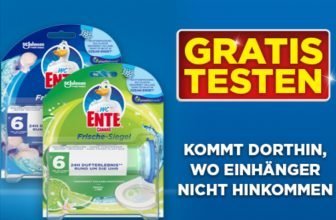 WC Ente Frische Siegel Gratis testen