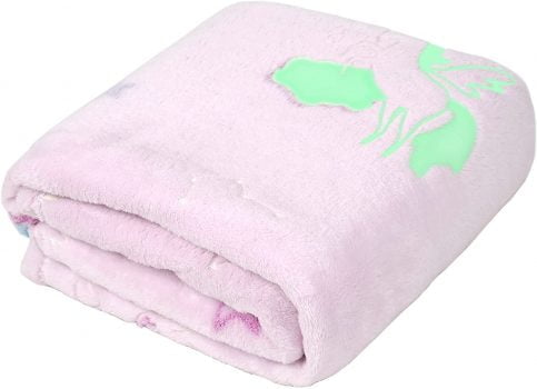 Winthome Kuscheldecke 120x150cm in Rosa e1635853904491