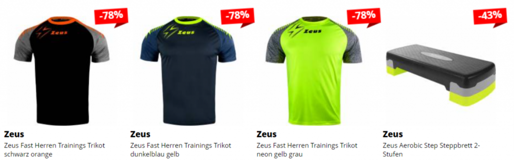 Zeus Sportswear Und Equipment Sportspar