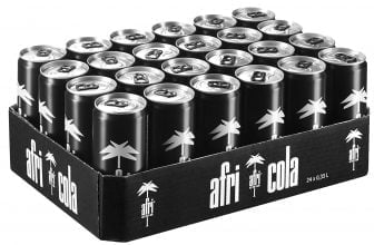 24er Pack afri cola Dosen - erfrischendes koffeinhaltiges Getränk