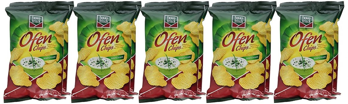 funny frisch Ofen Chips Sour Cream 10er Pack 10 x 150 g e1637316252825