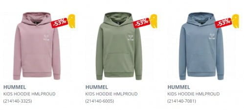 hummel Proud Kinder Hoodie (Gr. 110 bis 140, 3 Farben) für 15,65 € inkl. Versand