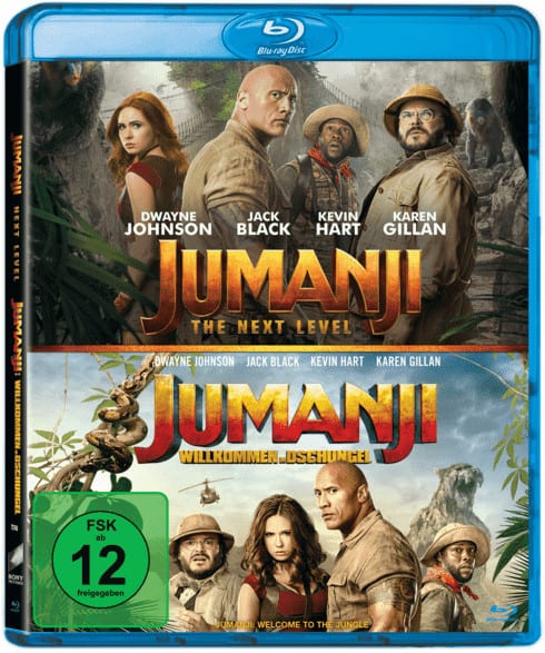 Jumanji Willkommen Im Dschungel Jumanji The Next Level Blu Ray