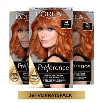 loral paris prfrence 74 kupferblond dublin 3er pack3 x 213 g 2