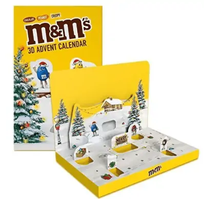 M&M’S Adventskalender | Weihnachtskalender mit Schokolade für 7,50€ (Prime)