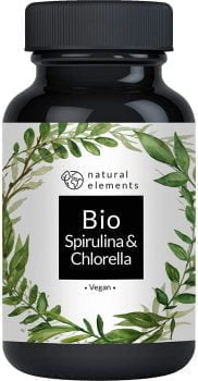 natural elements Bio Spirulina Chlorella e1638036838442