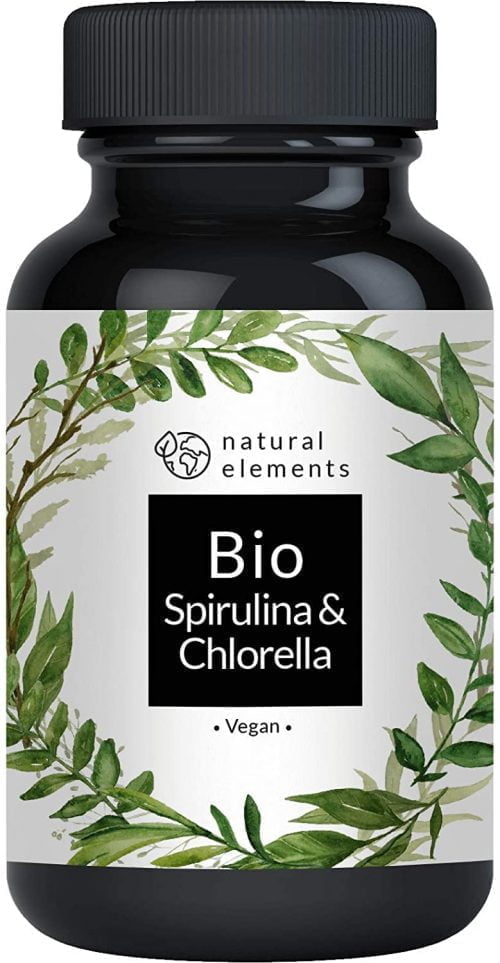 natural elements Bio Spirulina & Chlorella ab 12,10 € inkl. Prime-Versand