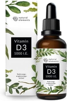 natural elements Vitamin D3 1000 I.E. pro Tropfen e1638019048273