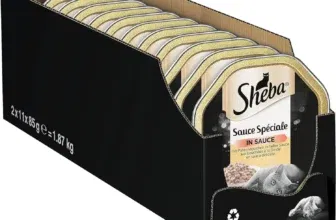 Sheba Katzennassfutter Sauce Spéciale Putenhäppchen, 22 Schalen, 11x85g (2er Pack) für nur 8,62€ inkl. Versand