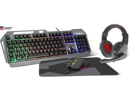 speedlink lunera beleucht gamingset 4 in 1