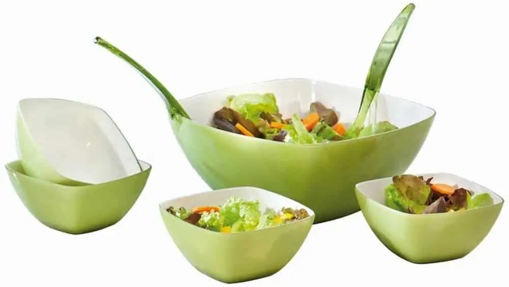 Emsa Salatschalen-Set/Salatschüssel-Set mit Salatbesteck für 10,43 € [Prime] statt 16,16 €