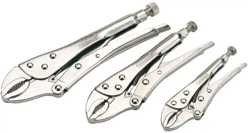 Draper 14040 3-teiliges Gripzangen-Set (140, 190, 220mm) für 15,02 € [Prime] statt 28,00 €