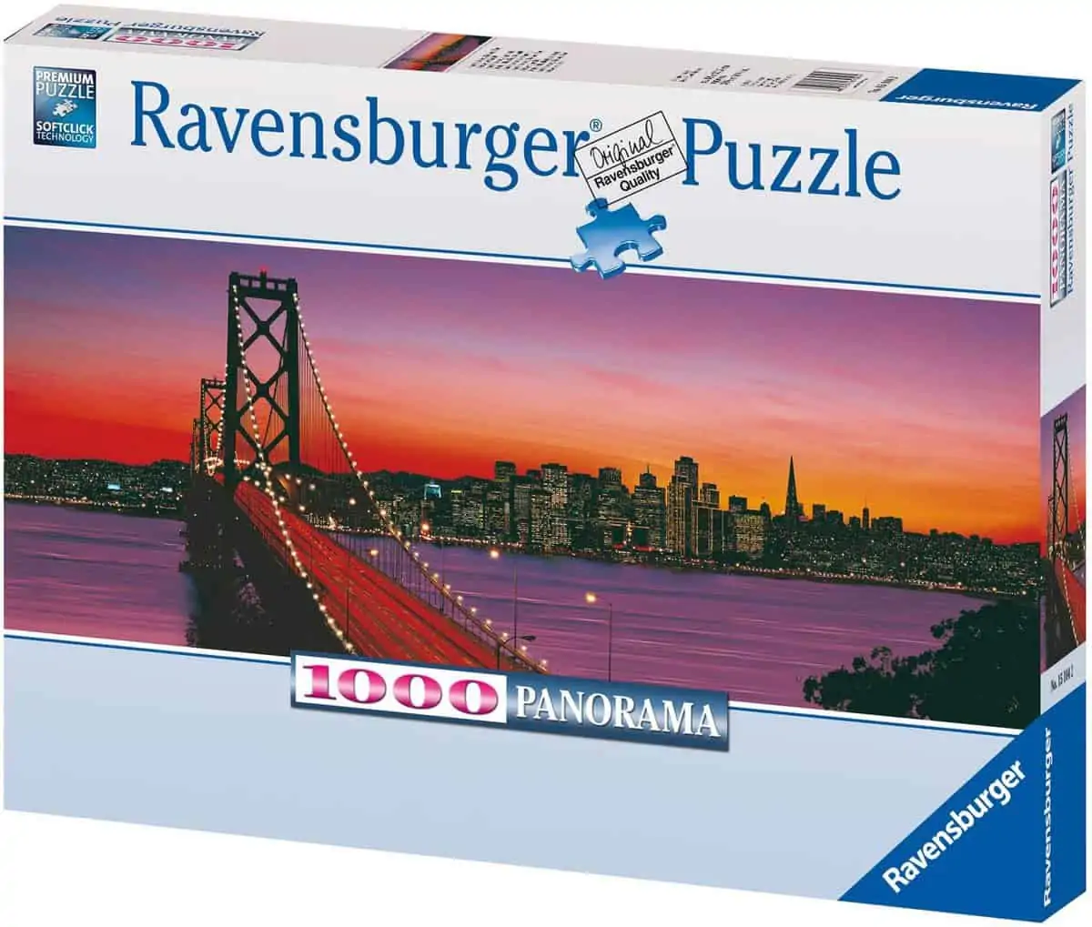 Ravensburger Puzzle San Francisco, Oakland Bay Bridge bei Nacht (1.000 Teile) für 7,99 € [Prime] statt 11,54 €