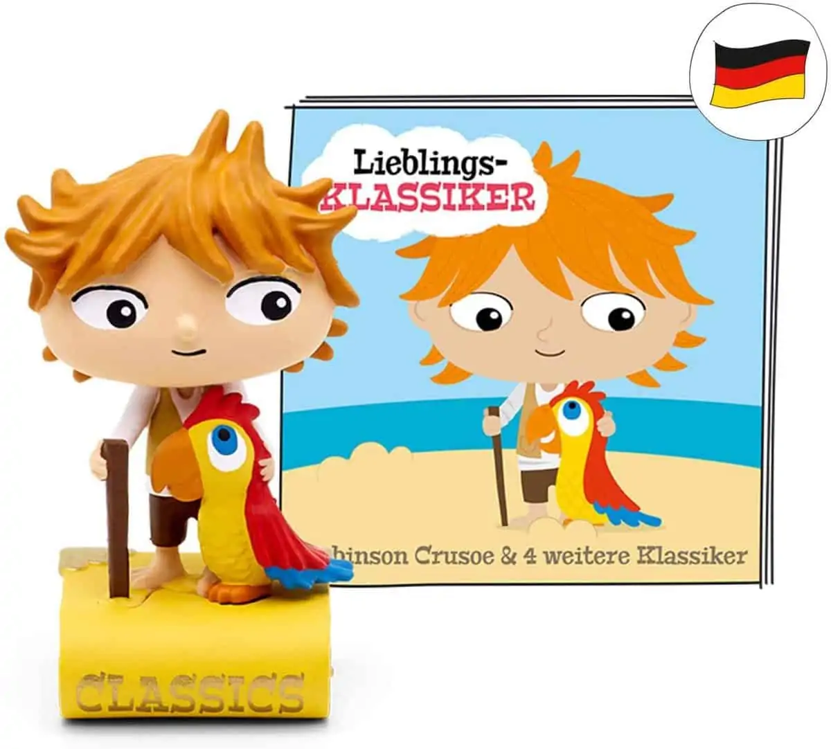 tonies Hörfiguren für die Toniebox: 5 Lieblings Klassiker Figur: Robinson Crusoe und vier weitere Klassiker für 9,99 € [Prime] statt 12,99 €