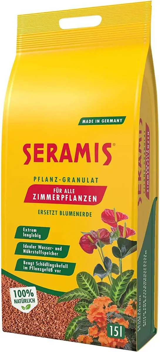 Seramis Pflanz-Granulat für alle Zimmerpflanzen (15 Liter) für 10,95 € [Prime] statt 15,18 €