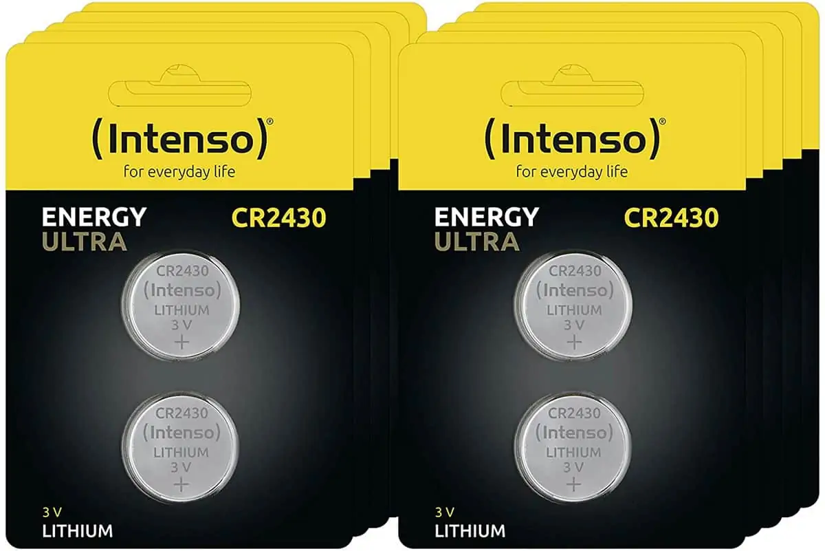 20er-Pack Intenso Energy Ultra Lithium Knopfzelle CR2430 für 7,84 € [Prime] statt 17,39 €