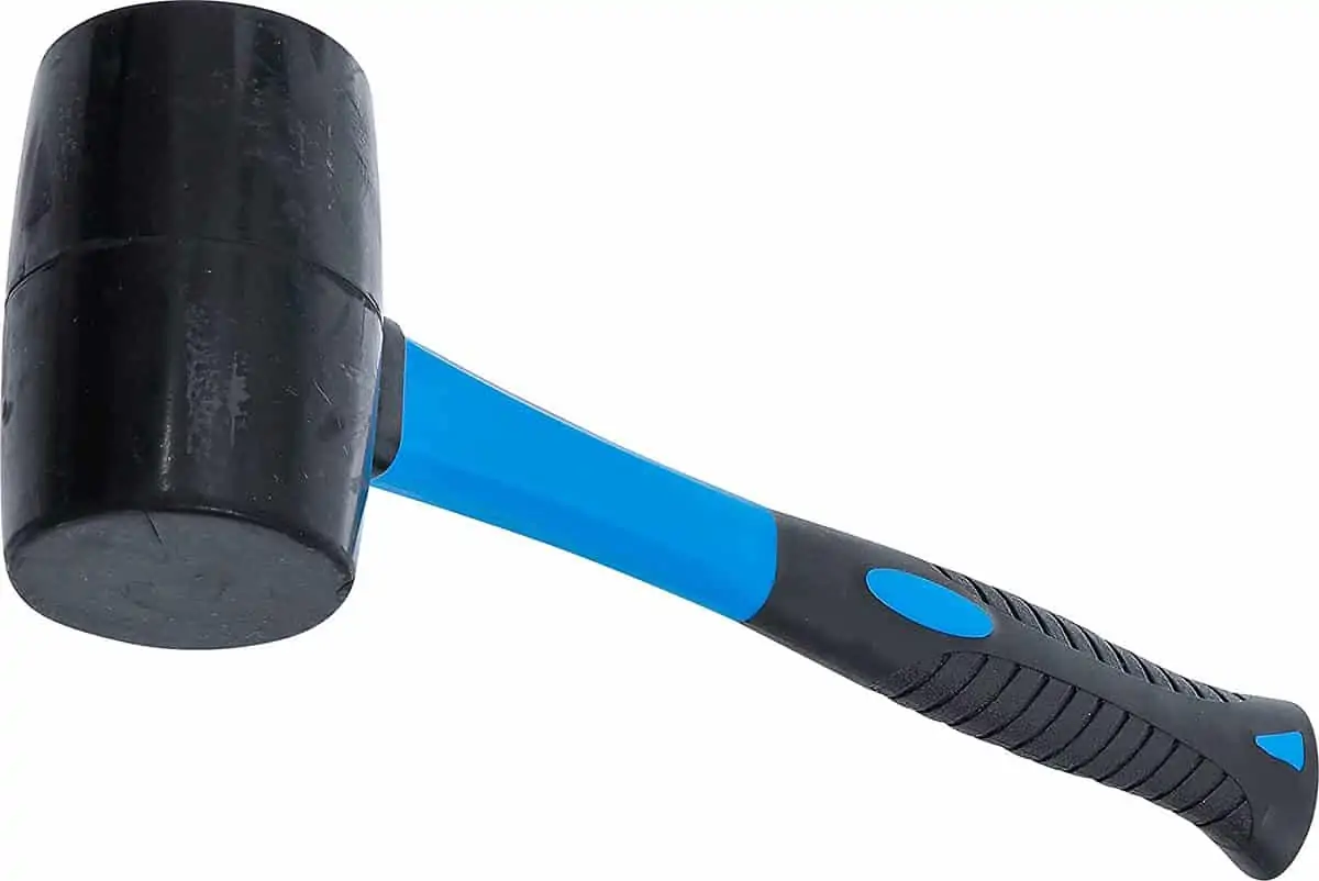 BGS 1961 Gummihammer mit Fiberglasstiel (500 g) für 4,64 € [Prime] statt 9,82 €