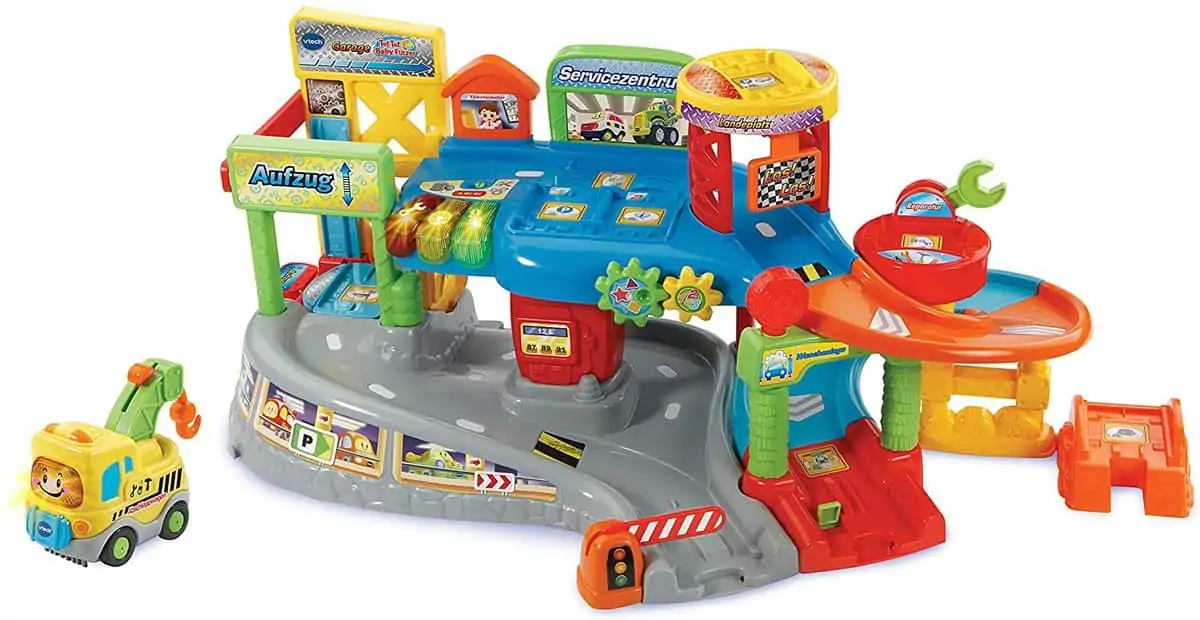 Vtech Tut Tut Baby Flitzer – Parkgarage + Abschleppwagen für 21,40 € [Prime] statt 52,94 €