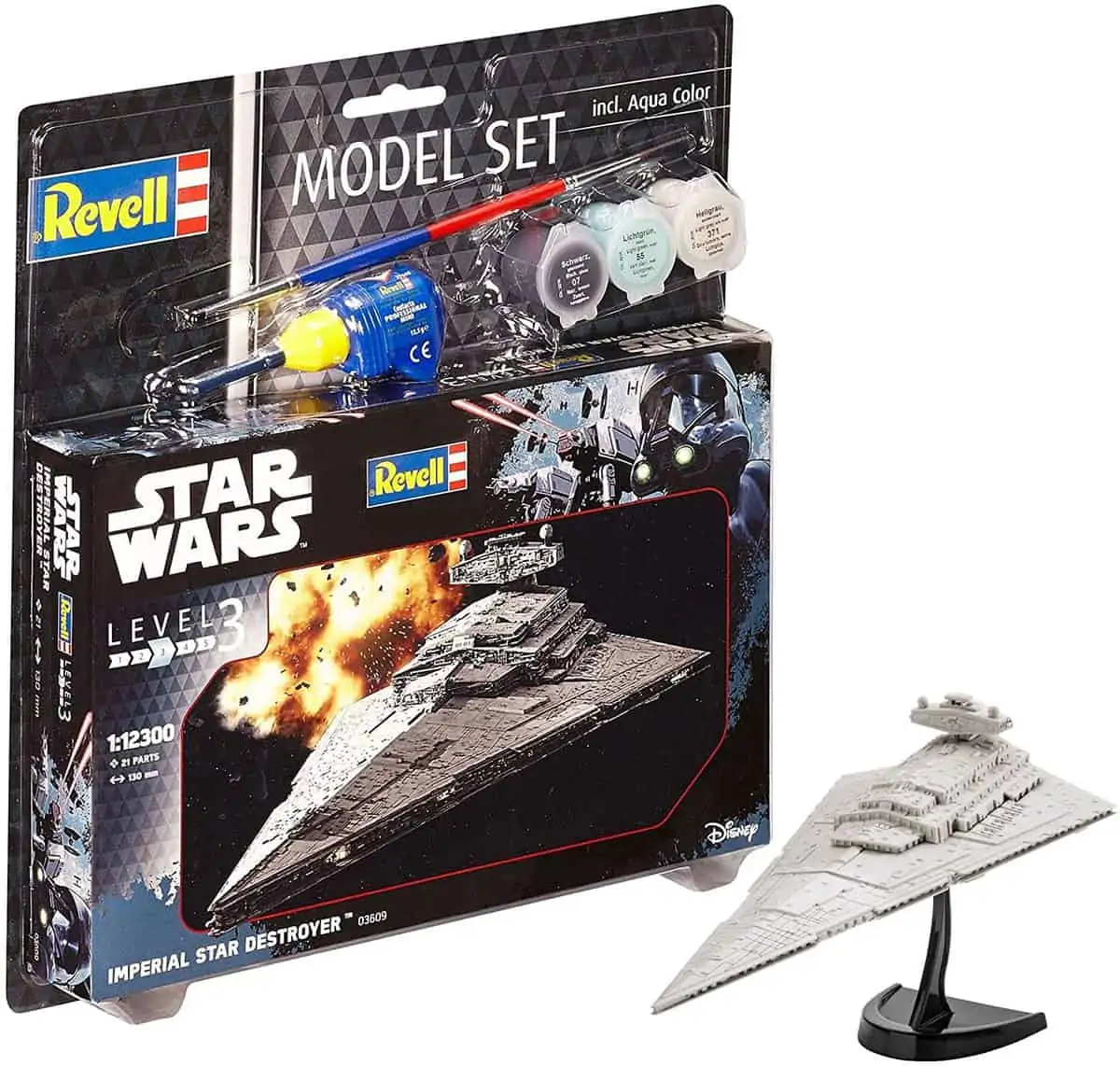 Revell Modellbausatz Star Wars Imperial Star Destroyer im Maßstab 1:12300 für 9,99 € [Prime] statt 13,85 €