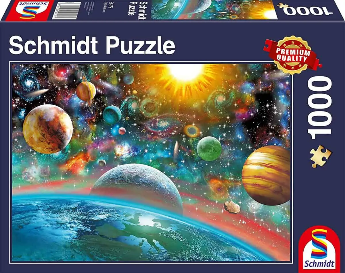 Schmidt Spiele 58176 Puzzle Weltall, 1000 Teile für 7,39 € [Prime] statt 13,49 €
